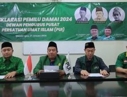 PUI Gelar Deklarasi Pemilu Damai, Imbau Masyarakat Jaga Persatuan Meski Berbeda Pilihan