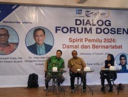 Forum Dosen Makassar Gandeng Masyarakat Kawal Pemilu 2024 yang Penuh Perdamaian & Bermartabat