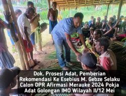 Maju ke DPRD Jalur Afirmasi, Koordinator Umum SGM-P Merauke Esebius M Gebze Didukung Masyarakat Adat