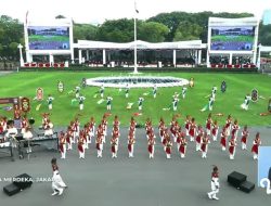 Marching Band SDN Gunung 05 Jaksel “Mexico” Tampil Memukau dalam HUT RI ke-79 di Istana Merdeka